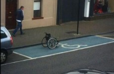Is this is the most Irish parking space ever?
