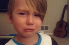 This kid is seriously disappointed with iOS7