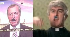 UK politician accidentally gets Hitler moustache on TV