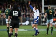 Springbok hooker 'feels sorry' for referee that sent him off