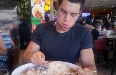 Student funds his college education with competitive eating
