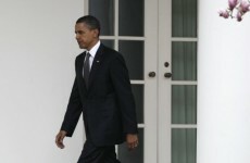 Video: Obama arrives home early... and can't get into White House