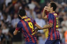 Neymar scores first league goal as Barca keep up perfect start