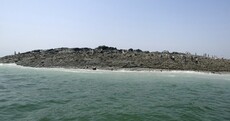 This is a new island created by the massive earthquake in Pakistan