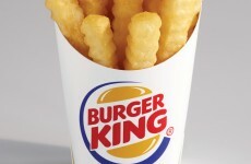 Burger King launches low-fat chips... but not in Ireland