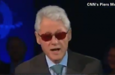 Bill Clinton retaliates with a Bono impression