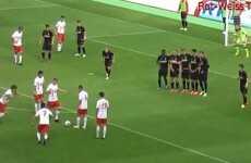 German fourth-division side score class free-kick