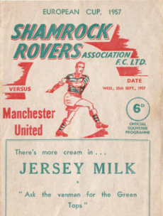 56 years ago: Shamrock Rovers met the Busby Babes in Europe