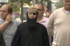 Loyalist protester Willie Frazer turns up at court dressed as Abu Hamza