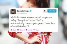 Tweet Sweeper: Georgia Salpa has an autocorrect nightmare