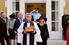 Margaret Thatcher's ashes laid to rest in private London service