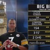 CBS compare statistics of a clock and the Steelers quarterback