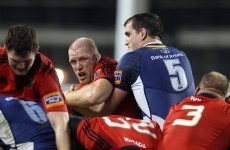 You're up against Paul O'Connell, that's always in the back of your head -- Devin Toner