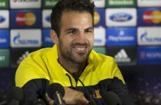 Fabregas fired up to fill Messi void at Celtic Park