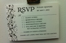 You'd definitely RSVP to these brilliant wedding invitations