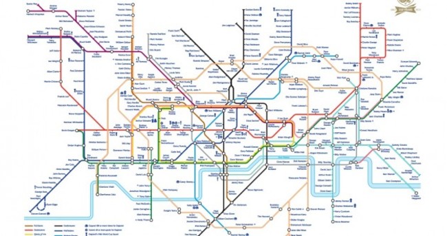 Delays on the back-line? Check out this football-inspired London Tube map