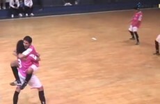 You need to try this 'Three Stooges' free-kick routine at five-a-side tonight