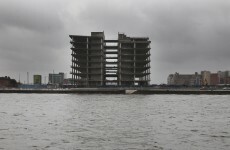 Unfinished Anglo building to be painted by hotel artist in residence