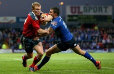 VIDEO: Keith Earls leaves Rob Kearney in his wake as Munster beat Leinster