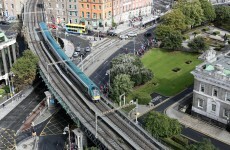 Bus and train numbers down, but Luas numbers growing