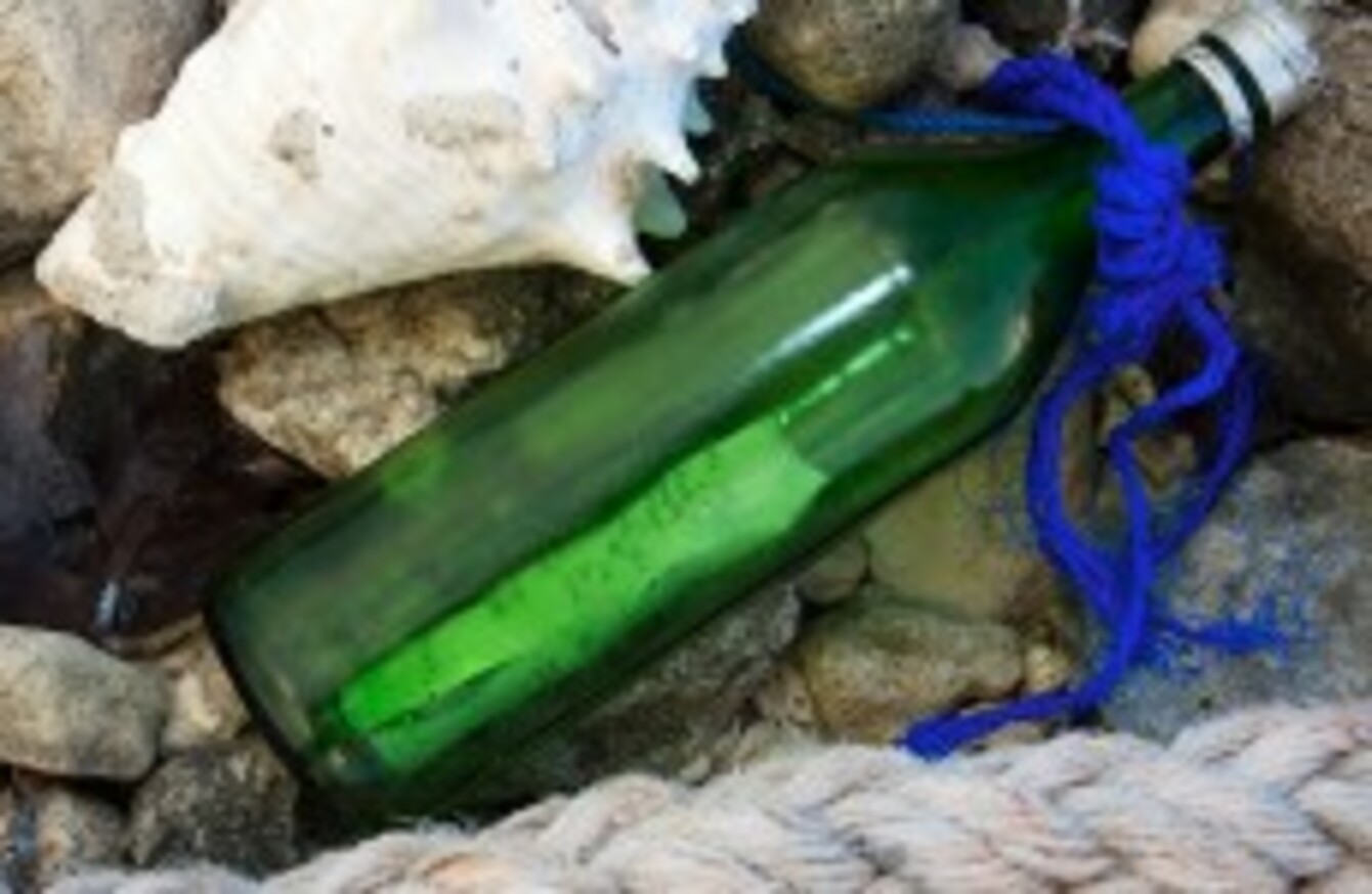 Message in a bottle found 24 years later · The Daily Edge