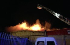 Fire services fight massive blaze in Coolock