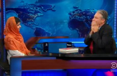 Malala Yousafzai on pacifism leaves Jon Stewart speechless
