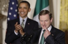Now you see him... Obama may only stay in Ireland for five hours