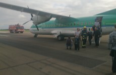 Aer Lingus regional flight bursts tyre after landing in Cardiff