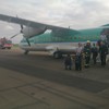 Aer Lingus regional flight bursts tyre after landing in Cardiff