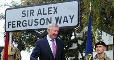 Fergie remains confident over United future, gets his own street sign