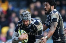 Sale second row with inspired keep-away before lumbering in for a try