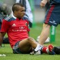 Simon Zebo facing 10 weeks on the sidelines, Munster confirm