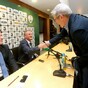Peace in our time: Noel King and Tony O'Donoghue shake on it after tense interview