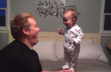 WATCH: This giggling balancing baby is simply adorable