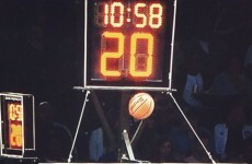 Brooklyn Nets mascot gets ball stuck in the shot clock after the worst dunk ever