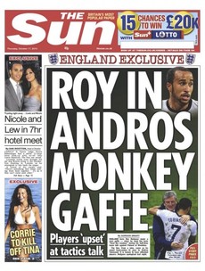Townsend: No offence caused by Hodgson monkey joke