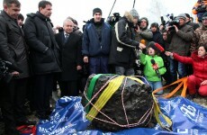 Giant chunk of meteorite pulled out of Russian lake