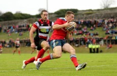 Andrew Conway has to settle for Munster A spot