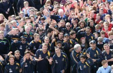 Snapshot: The International Rules teams give something back
