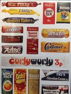 How many of these old Cadbury wrappers do you remember?
