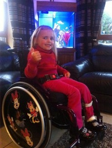 Good will messages and donations flood in for Lauryn Tracey whose wheelchair was stolen last week