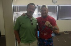 Snapshot: Arnold Schwarzenegger popped in to see Conor McGregor in rehab