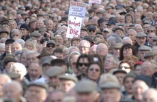 "It's time to shout stop." - Elderly people to protest outside Dáil