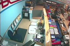 WATCH: Ghost caught on camera robbing an off-licence
