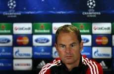 Ajax coach De Boer wary of Samaras threat
