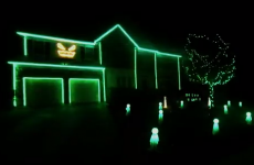 Amazing Halloween light display is perfectly synced to Blurred Lines