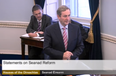 Enda Kenny tells the Seanad: ‘I come in peace, not in war’
