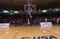 WATCH: Lil’ fella wows judges to win NCAA Slam Dunk contest