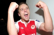 Ger O'Brien scored a screamer for St Pats last night